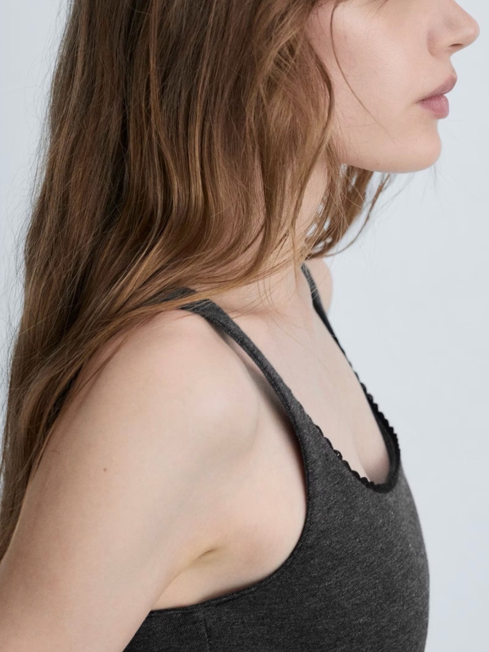 Mango Charcoal Scoop Neck Mini Dress - Picture 4 of 4